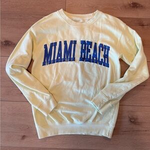 Miami Beach Pastel Sweatshirt
